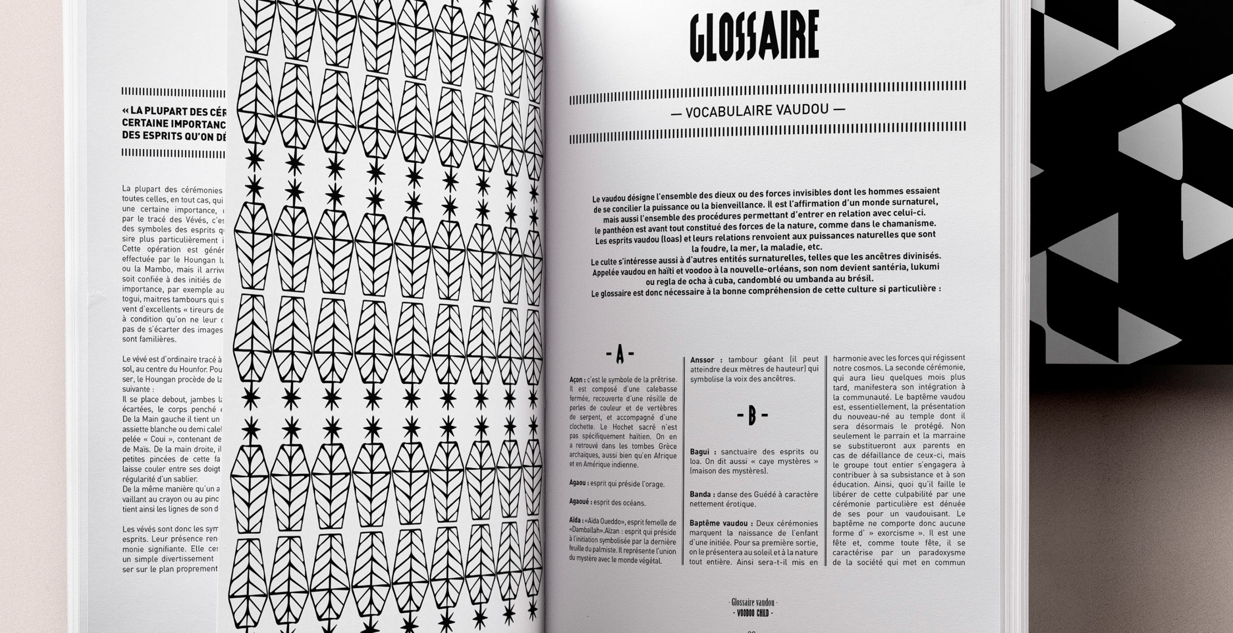 design éditorial mise en page glossaire magazine voodoo child - alles klar studio de design graphique lyon